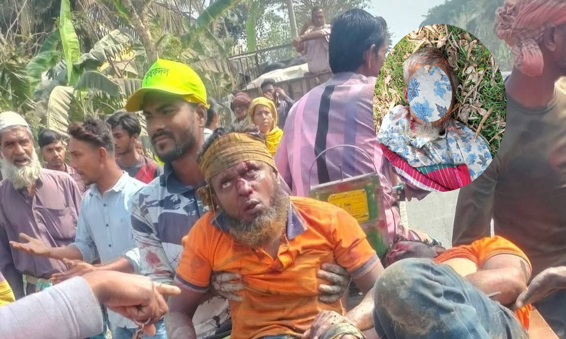 সাতক্ষীরায় গরু বোঝাই ইঞ্জিনভ্যান উল্টে চালক নিহত, আহত ৭