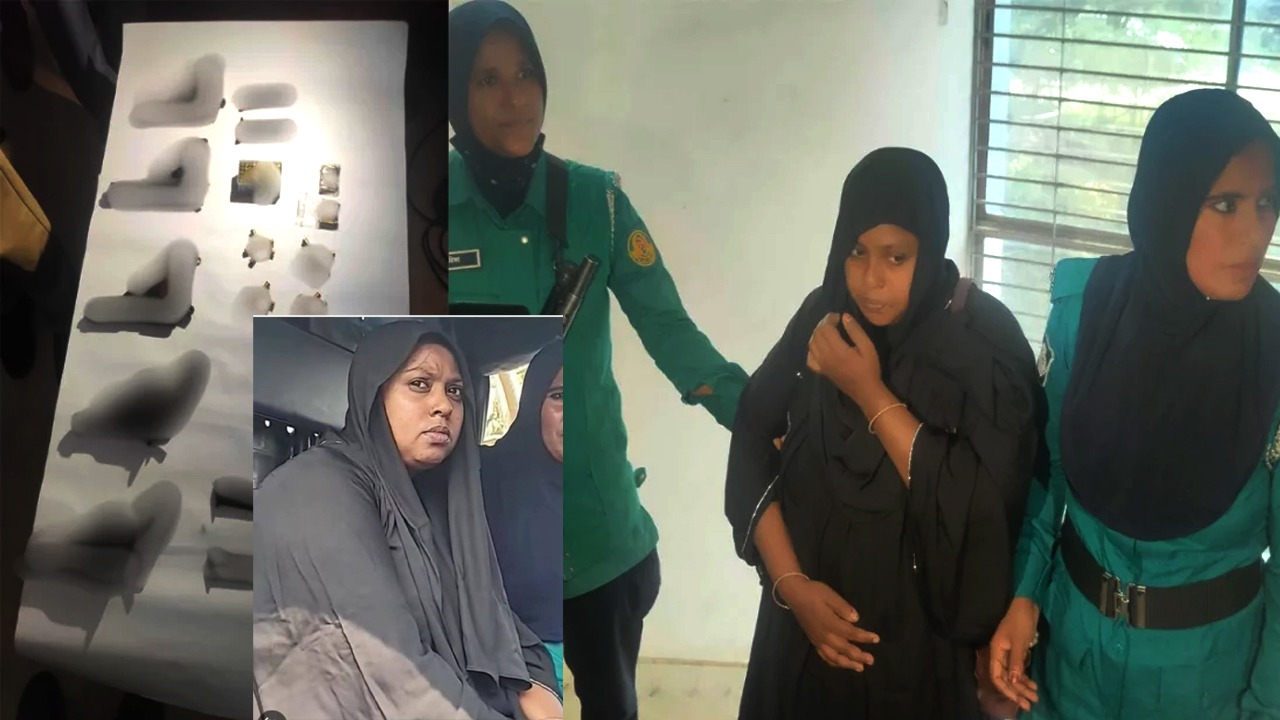 সাতক্ষীরার নারী ৫ টি বিদেশী অস্ত্র-গুলিসহ খুলনায় আটক