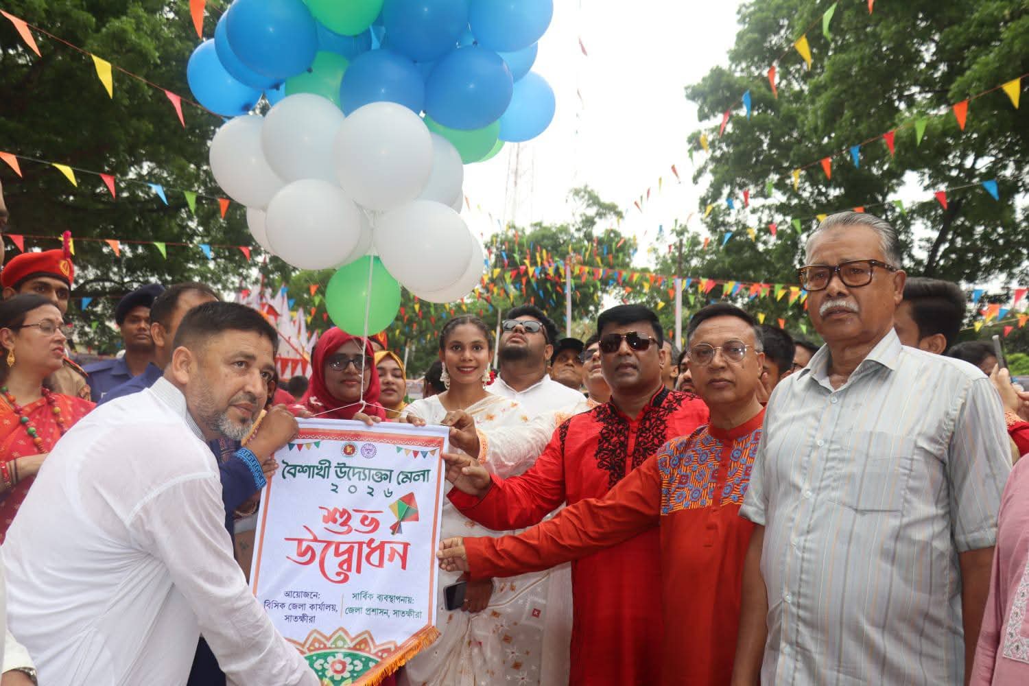 সাতক্ষীরায় বর্ণাঢ্য আয়োজনে বাংলা নববর্ষ উদযাপন