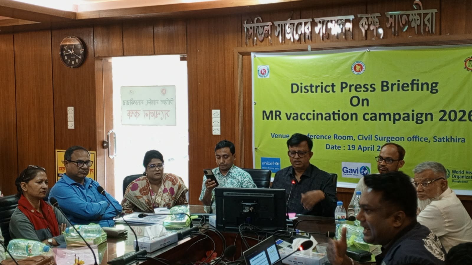 সাতক্ষীরায় প্রায় ১.৮ লাখ শিশু আসছে হাম রুবেলার টিকার আওতায়