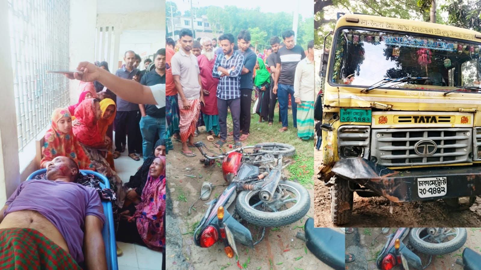 নাভারন-সাতক্ষীরা মহাসড়কে কভার ভ্যান ট্রাকের ধাক্কায় নিহত ২-