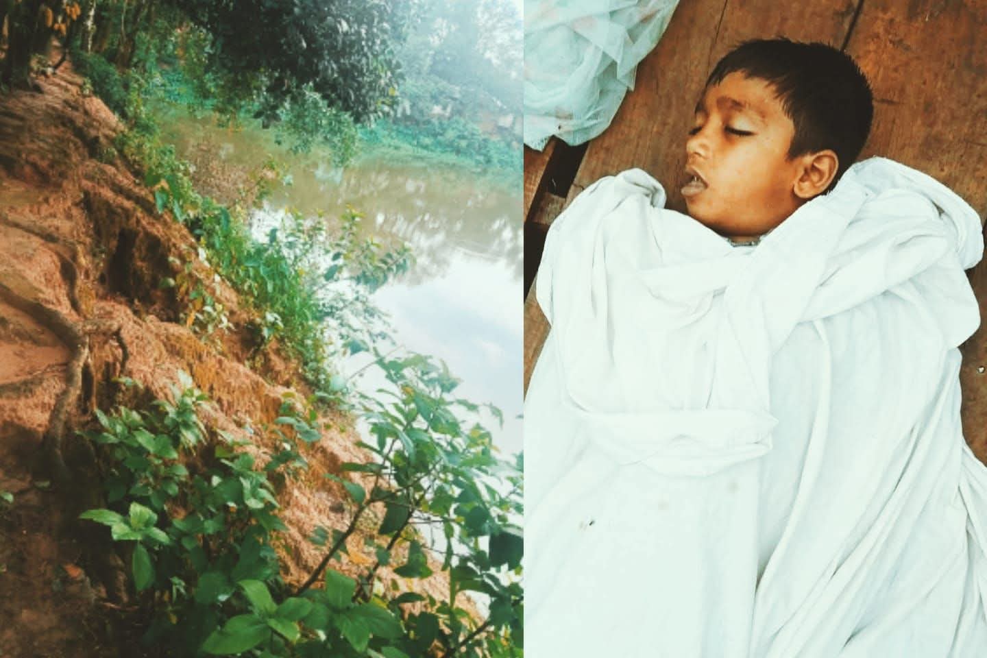 ঘোড়াঘাটে জাম কুড়াতে গিয়ে পুকুরে ডুবে শিশুর মৃত্যু