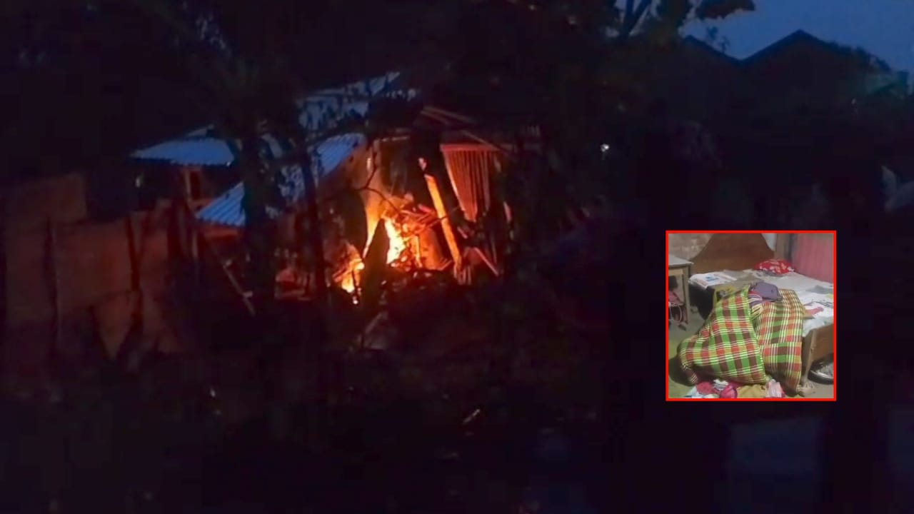 গর্ভবতী নারীর পেটে লাথি, বসতবাড়িতে অগ্নিসংযোগ ও লুটপাট