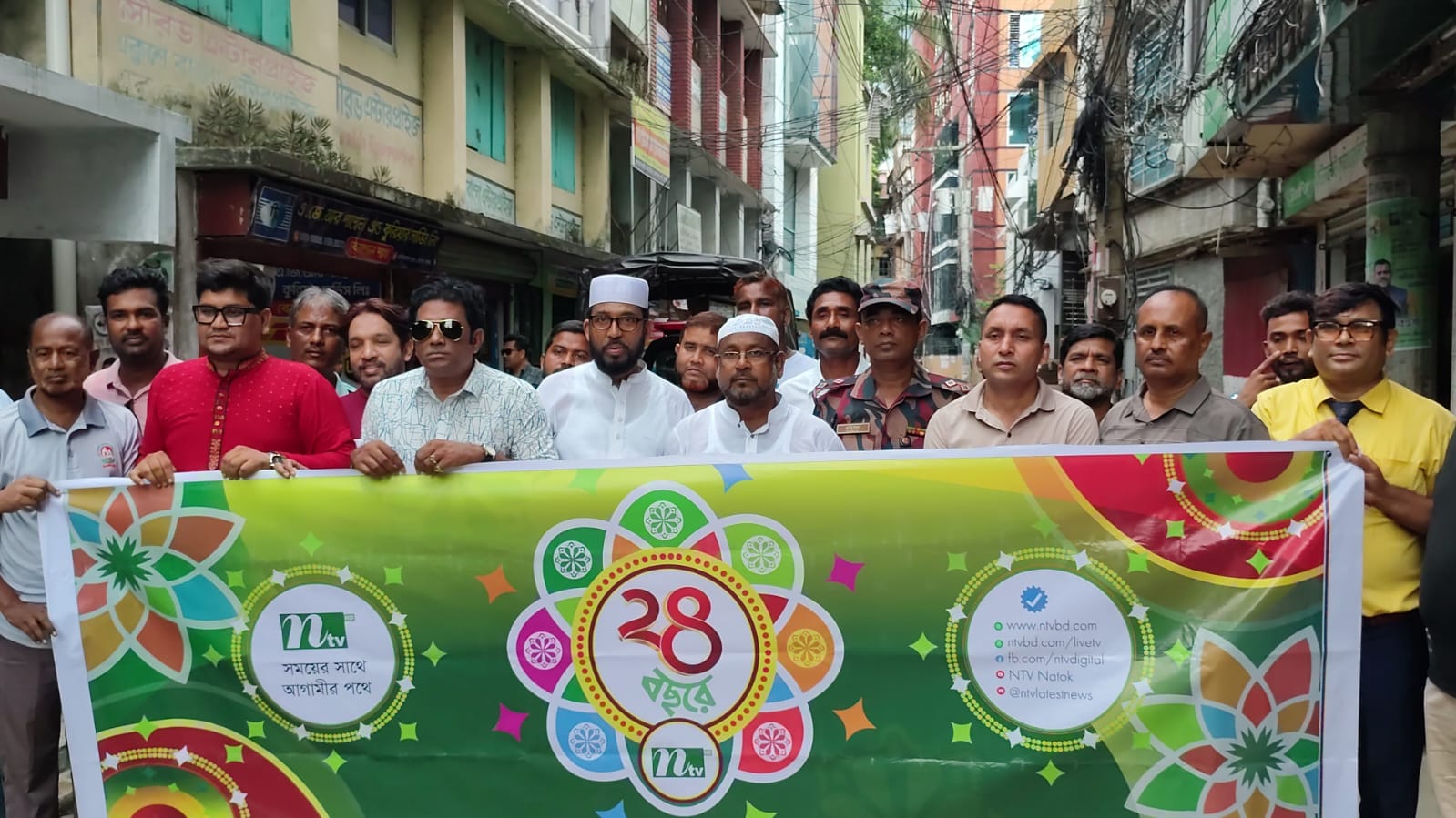 বেনাপোলে এনটিভির ২৪তম প্রতিষ্ঠাবার্ষিকী উদযাপন।