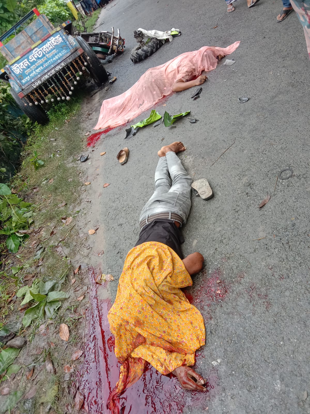 কায়বা রুদ্রপুরে মোটরসাইকেল দুর্ঘটনায় নিহত ২।